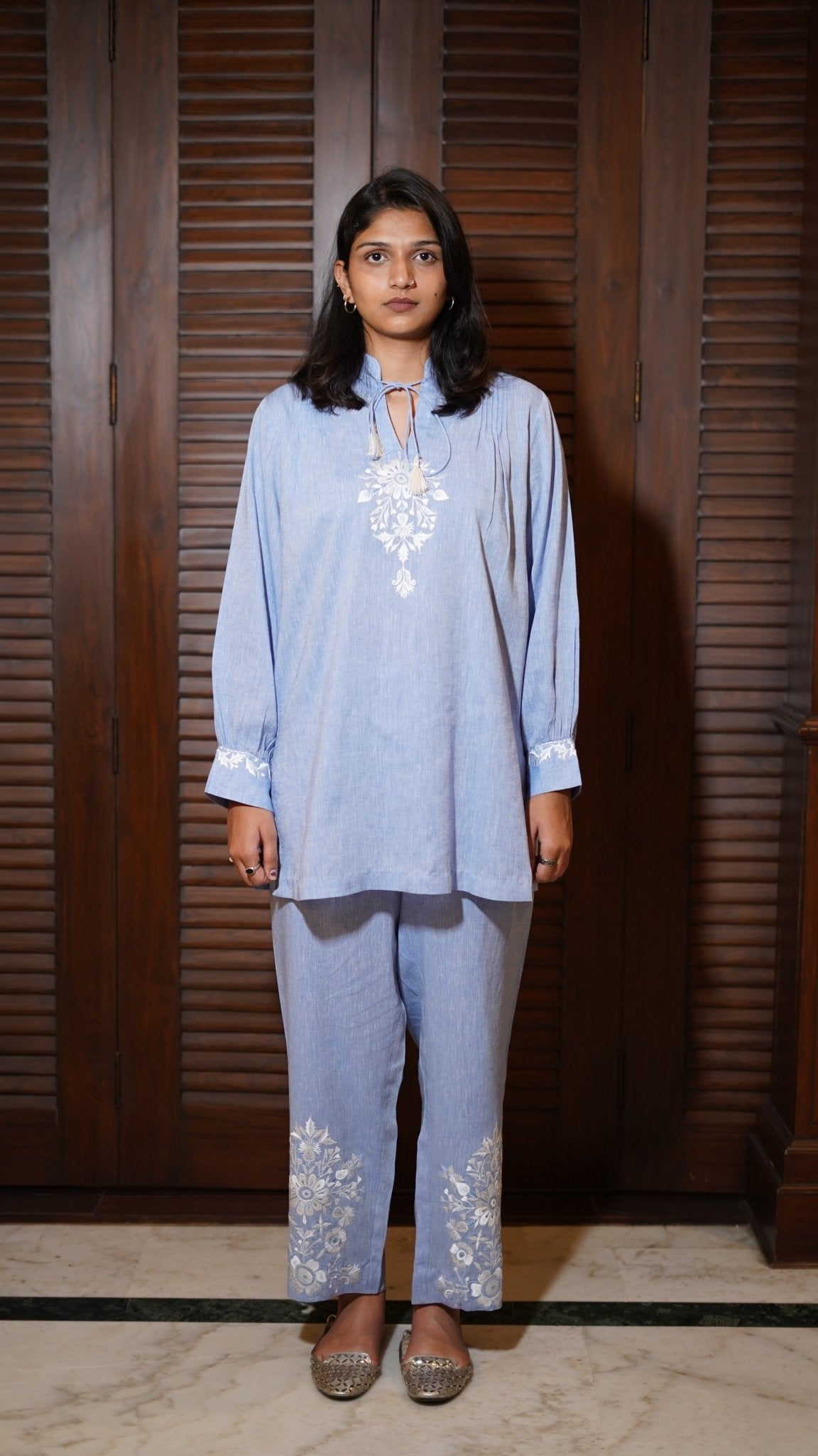 Light Blue Coord Set - Anuradha Grewal