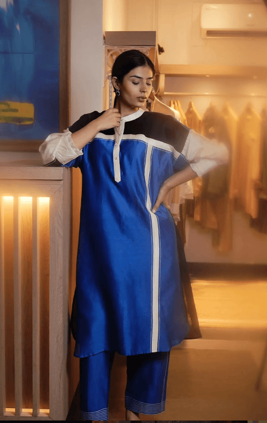 Colour Block Tunic - Anuradha Grewal